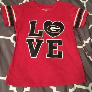 Georgia Bulldogs Shirt for Girls!!!